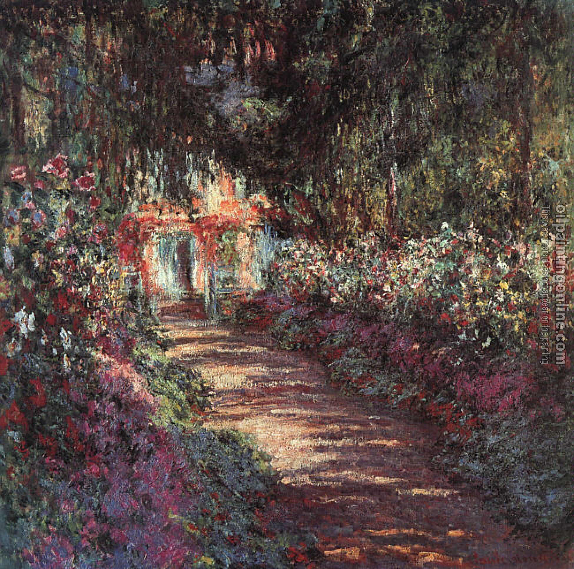 Monet, Claude Oscar - The garden in flower